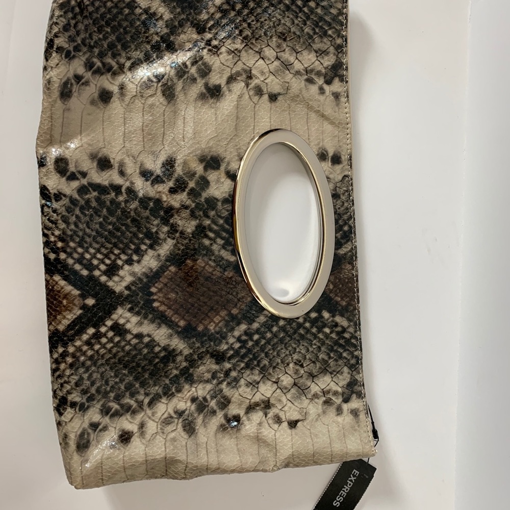 Snakeskin Clutch